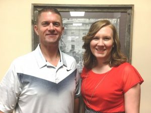 Director of Schools Patrick Cripps welcomes Lacey Foutch as new Principal at DeKalb Middle School