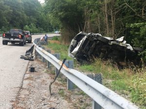 A 12 year old boy was airlifted from near the scene of a two auto crash Thursday afternoon on Highway 56 (Cookeville Highway) near the old Cherry Hill Community Center building. The child was flown by a helicopter ambulance to Vanderbilt Hospital.