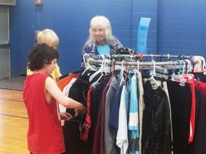 Free clothes for DMS students at the Saint Bernard Boulevard Clothing Market