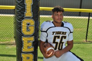 DCHS Football player Antwon McCoy appears on WJLE's Tiger Talk program August 30
