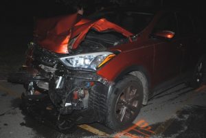 SUV involved in Friday night crash at North Congress Boulevard and East Main Street