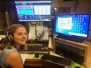 Robin Pafford will soon be off to college at MTSU but over the summer she has spent time Job shadowing at WJLE.