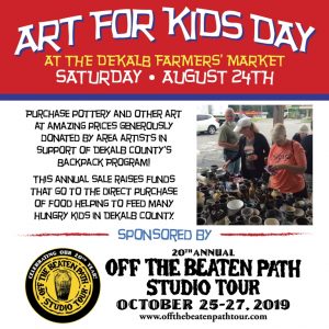 Art for Kids Day set for Saturday, August 24