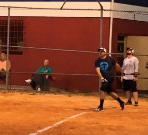 Church League Co-Ed Softball Season Underway (Bill Conger photo)