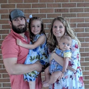 Cripps family: Tyler, Josee Irene, Jessica, and William Tucker Cripps