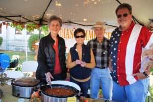 2019 Habitat Chili Cook-Off and Bake Sale: Indian Summer Chili” from Indian Creek Baptist Church-Sue Puckett, Jo Doris Adcock, Jackie Rigsby, and Ric Lee.