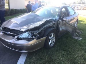 Motorist Rear-Ends School Bus