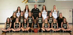 2019 DCHS Lady Tigers: Bottom row Left to right: Natalie Snipes, Aniston Farler, Hanah Willingham, Xharia Lyons,Ally Griffth, Megan Cantrell, Summer Crook; 2nd row Jaley Hale (mgr), Kadee Ferell, Madison Martin, Kennedy Agee, Grace Griffin, Elizabeth Seber (mgr); Top row: Mya Ruch, Kenzie France, Danny Fish (head coach) Megan Walker, Emme Colwell. Not pictured Assistants: Hanah Panter and Maddison Parsley