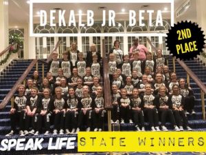 DMS Junior Beta Performing Arts Group Takes 2nd Place at State Convention (View video here)