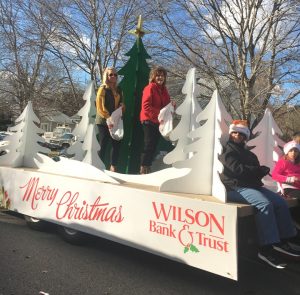 Liberty Christmas Parade: Second place float went to Wilson Bank & Trust.