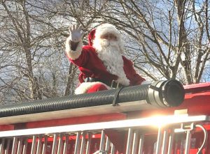 Santa makes his arrival Sunday in the Liberty Christmas Parade
