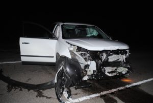 Two people were injured in a Thursday night crash at the intersection of Highway 56 south and South College Street. According to the Tennessee Highway Patrol, 67 year old Pamela Miller of Smithville was stopped in the turning lane of State Route 56 in a 2006 Chevrolet Traverse waiting to turn onto College Street.