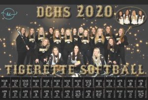 DCHS Tigerette Softball Schedule: