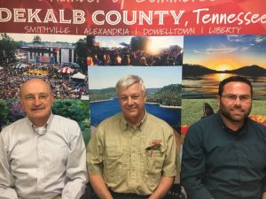 DeKalb County Mayor Tim Stribling, DeKalb County Emergency Management Agency Coordinator Charlie Parker, and Smithville Mayor Josh Miller appeared on a WJLE Radio Program Friday to address the Community Response to the COVID-19 Pandemic (Click a link on this website to hear the program)