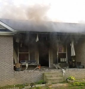 Smithville Home Heavily Damaged by Fire (Carsyn Beshearse Photo)