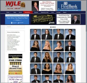 WJLE Recognizes DCHS Class of 2020