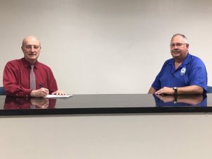 County Mayor Tim Stribling Signs EMS Week Proclamation with EMS Director Hoyte Hale