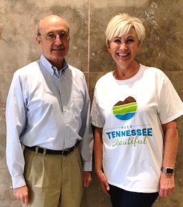 County Mayor Tim Stribling and Chamber Director Suzanne Williams urge DeKalb Countians to Help with Local Cleanup