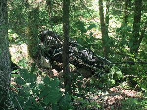 Biker Airlifted After Saturday Crash