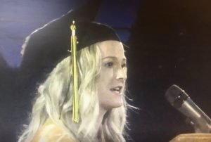 DCHS Valedictorian Anna Chew delivers address to the Class of 2020 in June