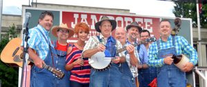 The Tennessee Mafia Jug Band became the fourth annual recipient of the Fiddlers’ Jamboree’s “Blue Blaze Award” during the 46th annual Smithville Fiddlers Jamboree and Crafts Festival in July 2017.