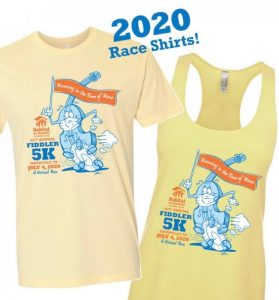22nd Annual Fiddler 5K and One-Mile Fun Run T-Shirts