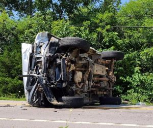 2004 Ford Ranger driven by 28 year old Lauren Pavone of Smithville struck by Chevy HHR driven by Brandon Hutchings (Jim Beshearse Photo)