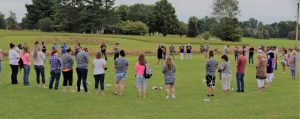 Candlelight Vigil participants