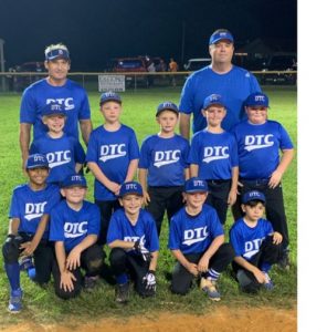 DTC Blaze of DeKalb Youth Baseball Machine Pitch Completes Undefeated Season