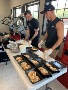 The Iron Kitchen of Cookeville served up some delicious food during the Grand Opening of Gym Bob's Fitness Center on Saturday