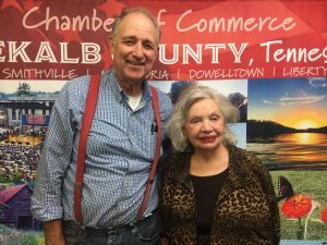 Congressional candidate Chris Finley was in DeKalb County Wednesday on the campaign trail in his quest to unseat Incumbent John Rose in the November 3 election. Pictured here with former DeKalb Democratic Party Leader Fay Fuqua