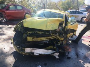 41 year old Brian E. Clark of Smithville lost his life in a two car crash Thursday morning on Dale Ridge Road (Highway 96) near Jones Lane. He was driving the yellow 2003 Toyota Celica shown here.