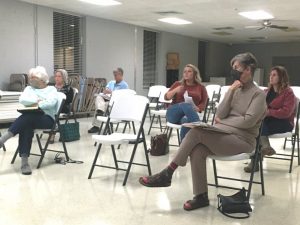 Stray dogs from outside the city limits of Smithville will no longer be picked up or accepted at the DeKalb Animal Shelter. The action was taken during a special called meeting of the Smithville Mayor and Aldermen Thursday night following a work session meeting with Marsha Darrah (pictured seated front left) and Sue Puckett (seated front right), Board members of the DeKalb Animal Coalition.