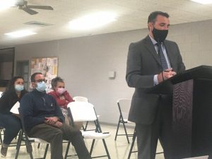 Local attorney Jeremy Trapp represented the owner of T&B Discount Tobacco and Beer before the Smithville Beer Board Tuesday, November 24, 2020.