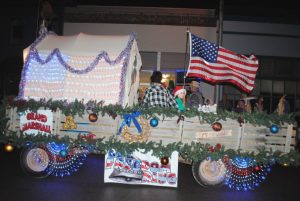 Alexandria Christmas Parade Grand Marshals Mike and Kay Prichard