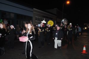 DCHS Band in Saturday night's Alexandria Christmas Parade