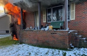 Fire damages vacant home on Shady Lane in Alexandria Tuesday morning