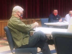 County Commissioner Jerry Adcock during the Tuesday evening workshop discussion about the operation of the DeKalb Animal Shelter