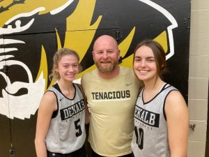 WJLE's Tiger Talk program this week features Lady Tiger Coach Danny Fish and Lady Tiger players Ella VanVranken (pictured left) and Madison Martin (right). John Pryor is the host of the show which airs tonight (Tuesday, February 2) at 5:45 p.m. prior to the DCHS-Cannon County basketball games in Smithville starting at 6 p.m. Listen to the games LIVE on WJLE
