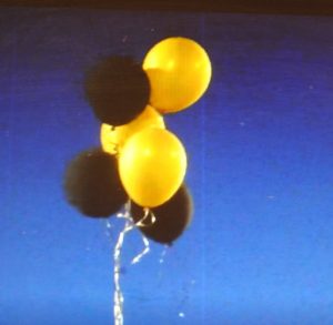 A touching tribute to the late Cassie Maxwell, who would have been part of the DCHS Class of 2021 graduation had she not been taken in a tragic traffic accident almost six weeks ago. During Friday night’s commencement, black and gold balloons were released as Cassie’s name was called during the awarding of diplomas