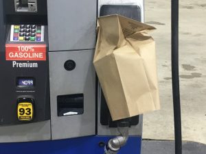 Panic-Buying Creates Gas Shortage in the Smithville Area. (Photo from Kwik N Ezy Wednesday morning)