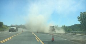 The Tennessee Department of Transportation has had a maintenance crew in Liberty this week working to improve the cross-slope of Highway 70 where so many wrecks have occurred in recent years including a few fatal crashes due to hydroplaning.