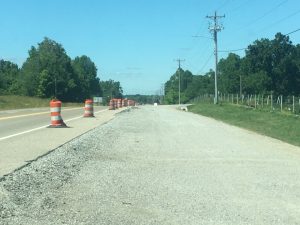 Work will resume this week after the Memorial Day holiday on the Highway 56 improvement project. The contractor, Jones Brothers Contractors, is currently performing grade work inside the Smithville City Limits between Dearman Street and East Bryant Street. A traffic shift in this area will remain to allow the contractor to complete the work.
