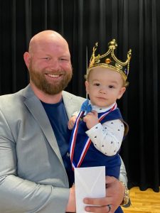 Winner of boys 7-12 months: Sonny D. Gilbert, 11 month old son of Carl David and Cecilia Gilbert of Smithville