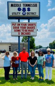 Chamber’s “Project Welcome Mat” Winners – 2021 *Most Creative – Middle Tennessee Natural Gas:” Put on Your Shorts, Grab Your Shades, Going to be Huge 5 Decades”
