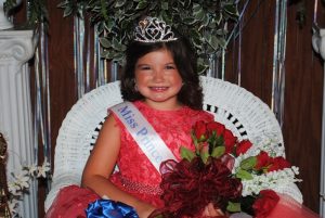 The 2021 Miss Princess of the DeKalb County Fair is Katy Jo Bowen of Liberty, the 7 year old daughter of the late Joseph Bowen and Kimberly and Cody Atnip.