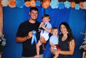 DeKalb Fair Toddler Show: Boys (19 to 24 months) Winner: Elijah Robert Underhill (left) 23 month old son of Nick and Christian Underhill of Smithville; Runner-up: Callahan Dean Cox (right), 19 month old son of Brandon and Whitney Cox of Smithville