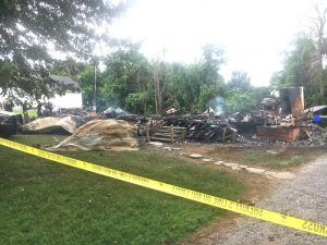 38-year-old Jason Tallent died in a mobile home fire Wednesday morning, July 14 at 1383 Dale Ridge Road.