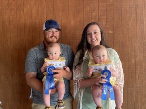 DeKalb Fair Baby Show winners: Twins (1 day to 12 months): Kasen and Kaden Kincer, 9 month old twins of Daniel and Kayla Kincer of Smithville