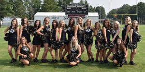 The 2021 DeKalb County High School Tigers Football Cheerleaders – Pictured from left front row are Annabella Dakas, Macy Anderson, and Madeline Martin. Pictured back row are Elaina Turner, Jade Mabe, Reese Williams, Carlee West, Sadie West, Haidyn Hale, Addison Puckett, Keirstine Robinson, Bella France, Addison Roller, Morgan Walker, Hannah Trapp, Ally Fuller, and Chloe Lawson. Not pictured is Ellie Dillard. (Chris Tramel Photo)